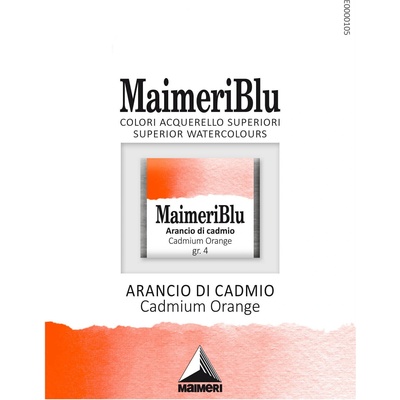 Maimeri Blu Акварелна боя Cadmium Orange 054 1, 5 ml 1 бр (M1607054)