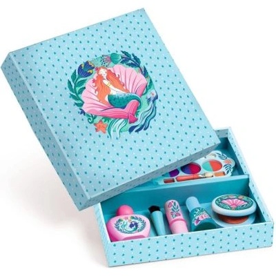 DJECO - Дървен козметичен комплект - Русалка (DJ06689)