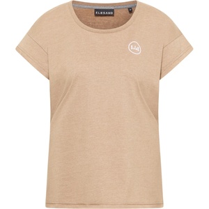 ELBSAND Дамска тениска ELBSAND Women's Ranva T-Shirt - Nougat Melange (916-2678-0513)