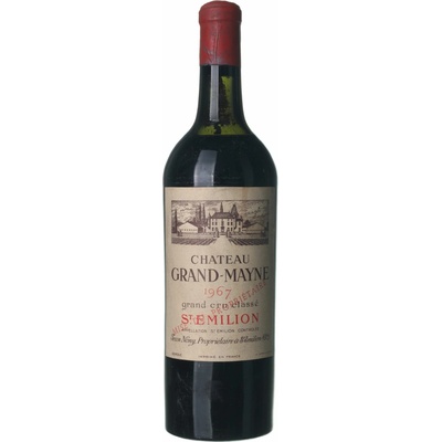 Château Grand Mayne Saint-Emilion Grand Cru suché červené 1967 0,75 l (holá láhev)