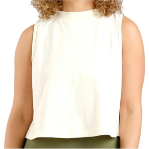 DEDICATED Дамски топ DEDICATED Women's Top Namsos Hemp Top - Whisper White - размер L (916-1394-0714)
