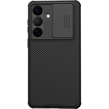 Samsung NILLKIN Camshield Pro за Samsung S26+ - PC+TPU, Плъзгащо капаче за камера, Черен, Вкл. Протектор