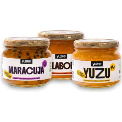 Yuzu Yuzu tea a Yuzu Yuzu Maracuja a Yuzu Yuzu Hallabong 3 x 0,55 kg