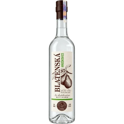 Blatenská Hruškovice 50% 0,7 l (holá láhev)