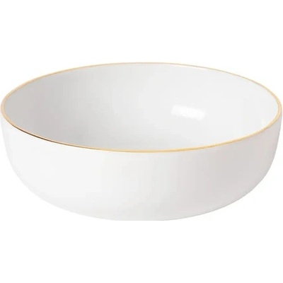 Costa Nova Miska porcelán se zlatým okrajem RESONANCE White-gold 15 cm 0,5 l