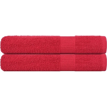 vidaXL Кърпи FROGN 2 бр. Червени 100x200 см 360 г/м2 (136938)