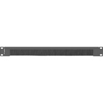Lanberg 19" brush panel 1U AK-1103-B, black (AK-1103-B)