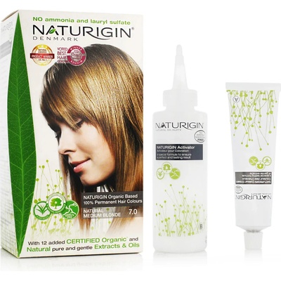 Naturigin Permanent Hair Colours Natural Medium Blonde 7.0 115 ml