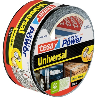 Tesa Extra Power Universal 56348-00001-05 páska so skleným vláknom 10 m x 50 mm čierna 1 ks