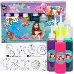 TUBAN creative set Tubi Jelly Mermaid 6 colors gel figures ZA4981