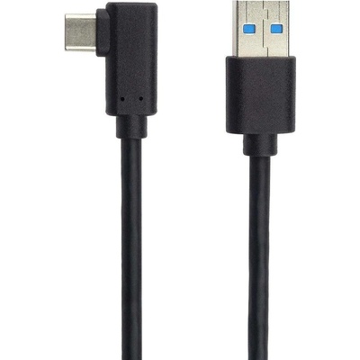 PremiumCord ku31cz1BK USB-A - USB-C, 1m, černý