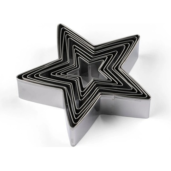 Blomsterbergs Формички за бисквитки в комплект от 9 бр. с коледни мотиви Star - Blomsterbergs (100721)