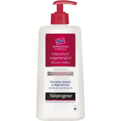 Neutrogena Sensitive intenzivní regenerační tělové mléko pro suchou a citlivou pokožku 400 ml