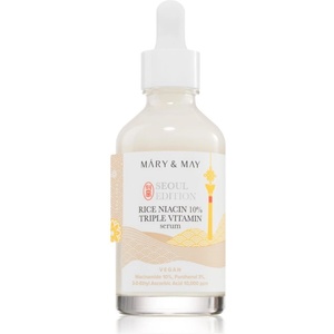 Mary & May Rice Niacin 10% Triple Vitamin Serum озаряващ серум с подхранващ ефект 80ml