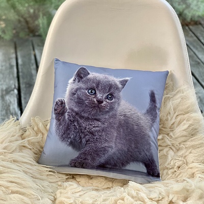 BYTEMA Dekoračný povlak MAČIATKO 40 x 40 cm