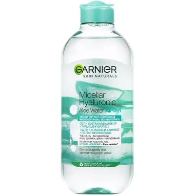 Garnier Skin Naturals Hyaluronic Aloe Micellar Water 400 ml почистващ и хидратиращ гел с хиалуронова киселина и алое вера за жени