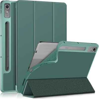 Vsetkonamobil 64187 LEATHER Zaklápací kryt pre Lenovo Tab P12 zelený
