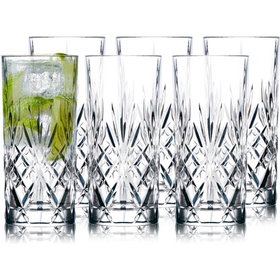 LyngbyGlas Чаши за напитки и питиета Melodia 360 мл 6 бр (916105)