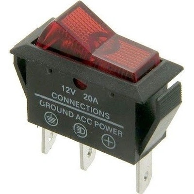 Hadex Vypínač kolébkový OFF - ON 12V 20A