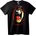 NOONEBRAND Тениска Свиреп Звяр - 7XL, Black