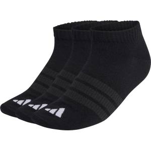 adidas Мъжки спортни чорапи adidas Thin&Light Essentials Low Cut Socks 3 Pack Sports socks - Black / Black / White - размер 37-39 (EU) (207-2202-0112)