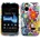 Sony Xperia tipo ST21i Blue Flora Калъф + Скрийн Протектор