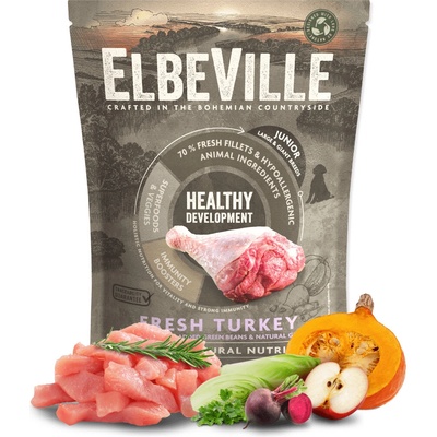 Elbeville Puppy & Junior Large Fresh Turkey Healthy Development 0,1 kg