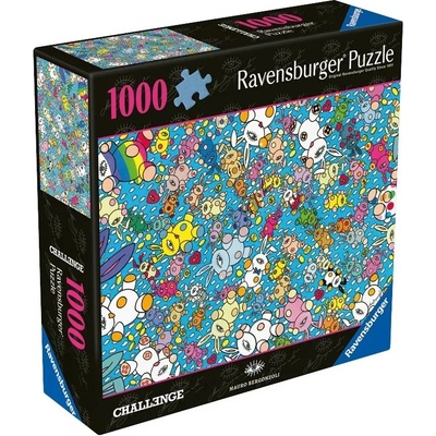 Ravensburger Пъзел Ravensburger от 1000 части - Експлозията на вълшебните зайчета (7012001018)