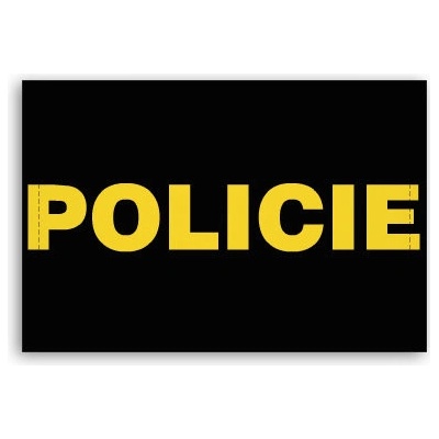 Fotoobraz 90x60 cm střední Policie