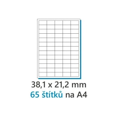Etikety univerzálne 297x420mm Agipa A3 100 hárkov