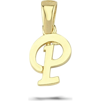 Lillian Vassago Zlatý přívěsek písmeno P LLV03 GP002 P Žlutá