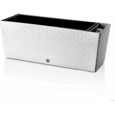 Plastkon samozavlažovací truhlík Supreme 49,5x19,3x19 cm Biela