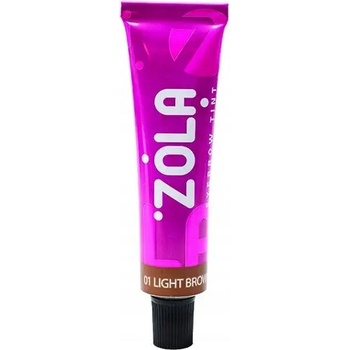 ZOLA farba na obočie s kolagénom 01 Light brown 15 ml
