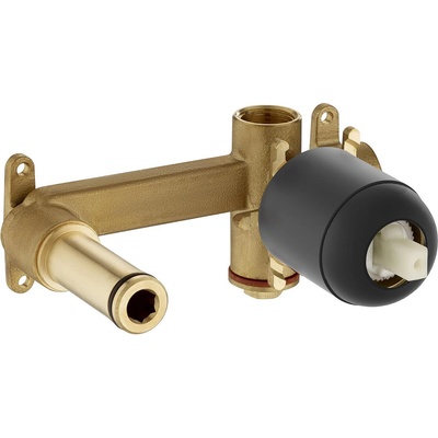 Roca Универсално тяло за вграждане, с розетка цвят brushed titanium black (A5252206NM)