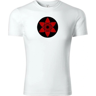 Naruto tričko Mangekyo Sharingan Sasuke bílá