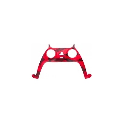 Piranha červený maskáčový skin na ovladač PS5