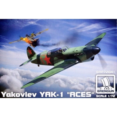 Brengun Yakovlev Yak 1 Aces Jakovlev Jak 1 plastic kit BRP72041 1:72