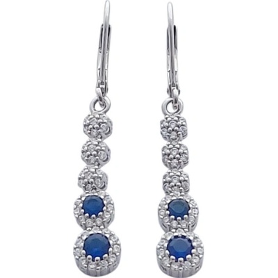 Ibeauty Stříbrné náušnice E-864-U