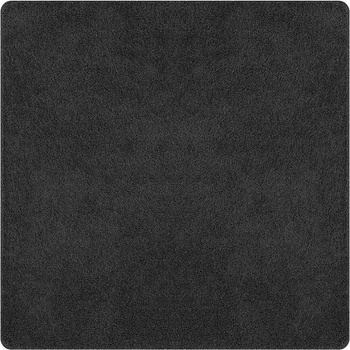 Антихлъзгащ shaggy килим Тъмен сив 120 x 120 cm ПП