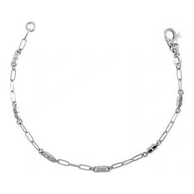 Infinitysilver stříbrný náramek anchor s ozdobami 202104421