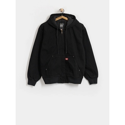 Dickies Hilham Lined Denim Hooded Bomber black