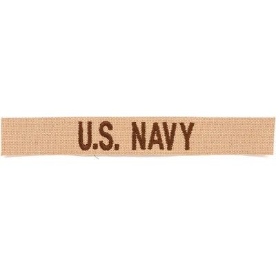 MILITARY RANGE Nášivka "U.S. NAVY" DESERT
