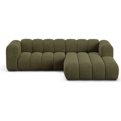 Micadoni Зелен шенилов ъглов диван (десен ъгъл) Lupine - Micadoni (MIC_RC_M_214_F1_LUPINE4)