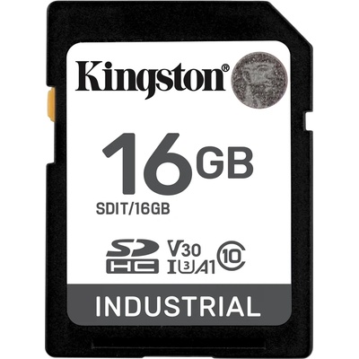 Kingston Industrial SDHC 16GB CL10/UHS-I/U3/V30/A1 (SDIT/16GB)