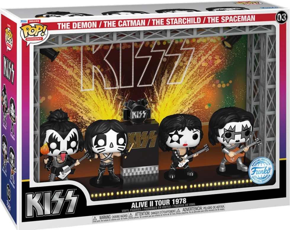 Funko Pop! KISS Alive II Tour 1978 Moment Deluxe 03 od 3 999 Kč