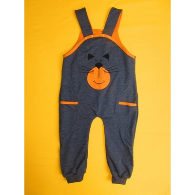 Arex ČR Tepláky s laclem Davídek tmavěšedá hořčicová