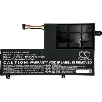 Cameron Sino Батерия за лаптоп LENOVO YOGA 510-14IKB 80YM, Yoga 510-15ISK, L15C2PB1 LiPo 7.6V 4600 mAh CAMERON SINO (CS-LVG510NB)