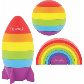 Infantino Sada skládacích hraček Imagination Stackers