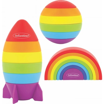 Infantino Sada skládacích hraček Imagination Stackers