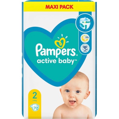 Pampers Active Baby 2 VPP 72 броя